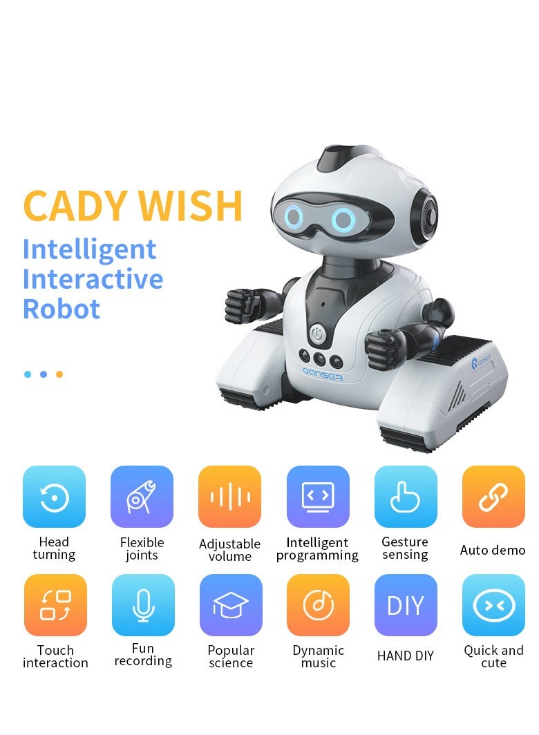 Children's Puzzle Education Remote Control Electric Robot Intelligent Interactive Dance Song Programming Toy