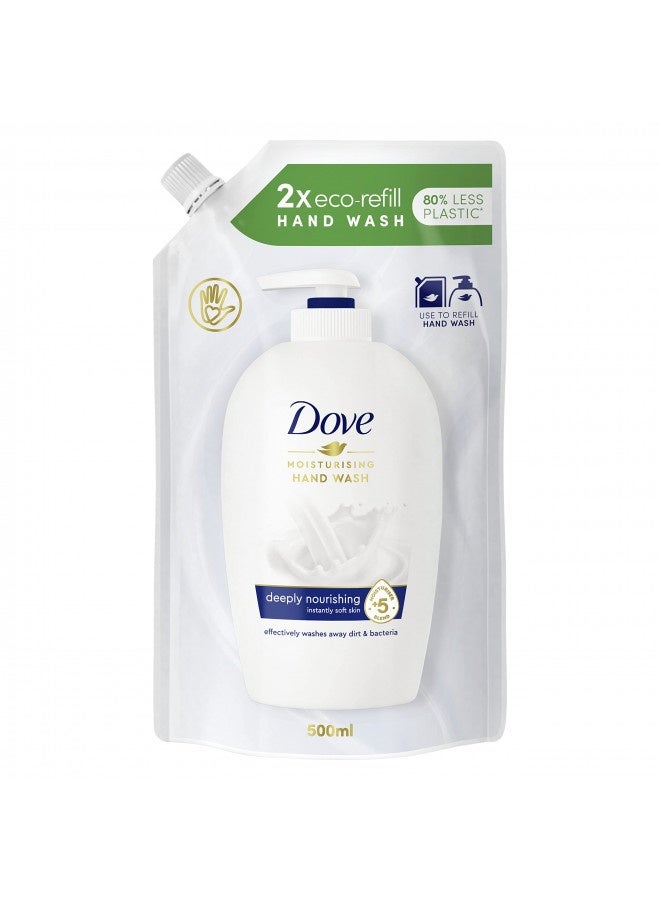 Dove Caring Original Liquid Hand Wash Refill 500 Ml, Dove47