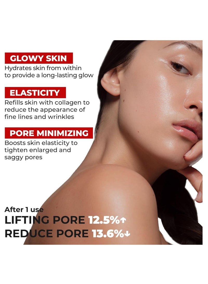 MDP+ RED LACTO COLLAGEN WRAPPING MASK, Glowy Skin, Skin Elasticity, Pore Lifting 70 ml,2.36fl.oz