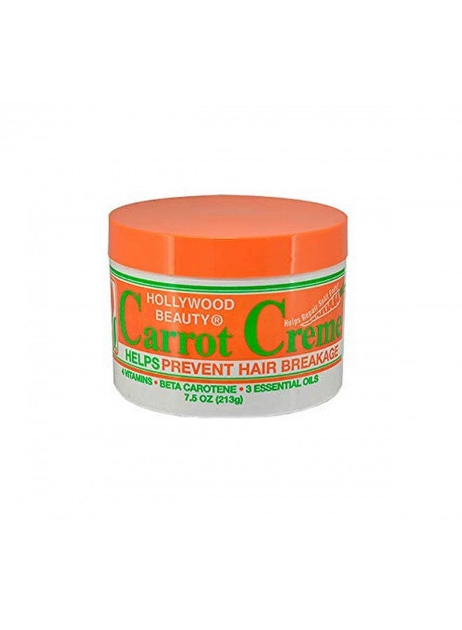 Hollywood Beauty Creme, Carrot, White , 7.5 Ounce