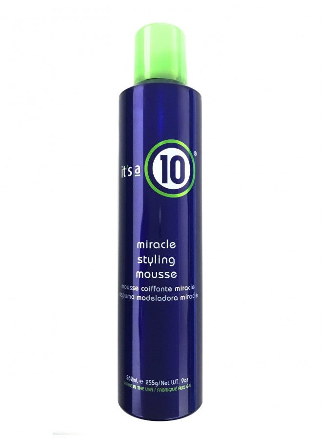 It'S A 10 Miracle Styling Mousse For Unisex, 9 Ounce