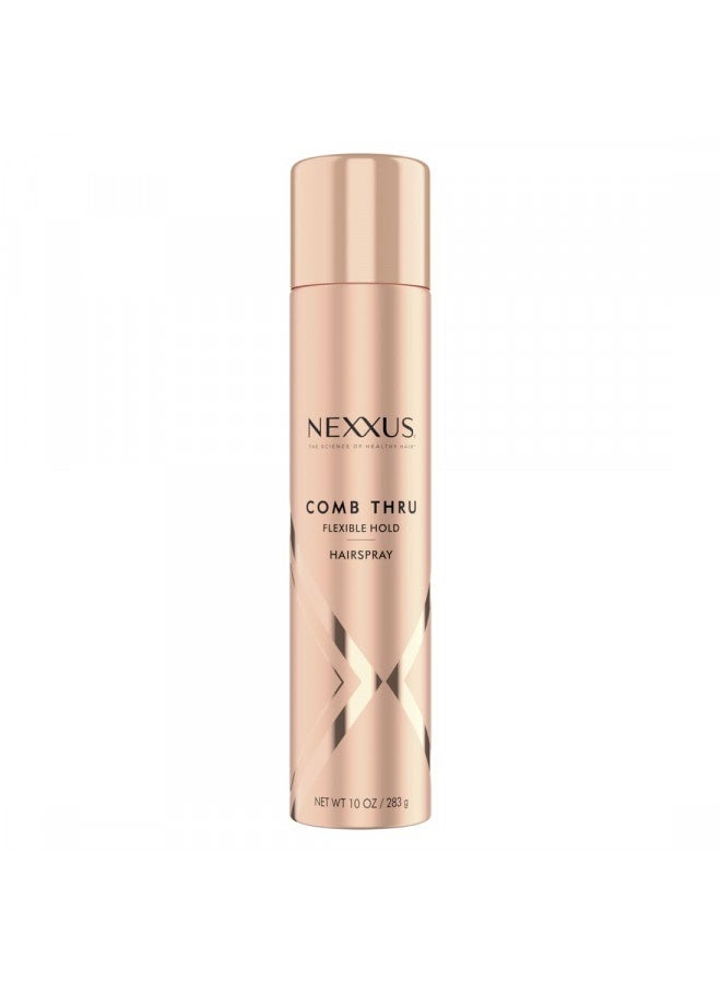 Nexxus Comb Thru Finishing Spray, Medium Hold Hair Spray For Volume, 10 Oz