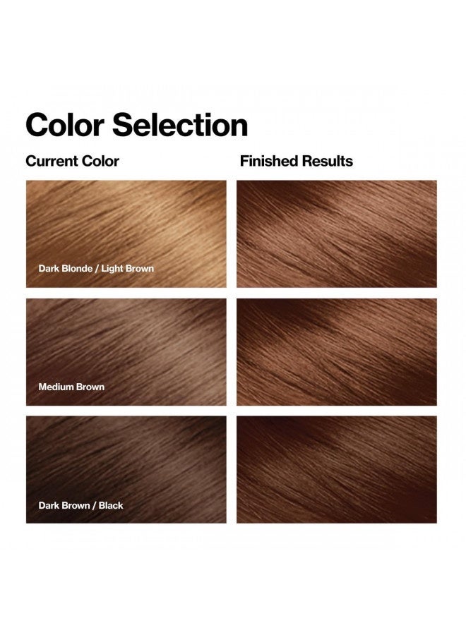 Permanent Hair Color By Revlon, Permanent Hair Dye, Colorsilk With 100% Grey Coverage, Ammonia-Free, Keratin And Amino Acids, 46 Medium Golden Chestnut Brown, 4.4 Oz (Pack Of 1)