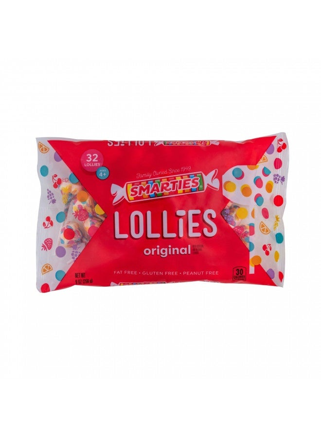 Smarties Double Lollies, 9Oz Bag