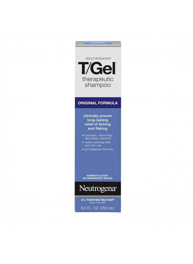 Neutrogena T/Gel Therapeutic Shampoo, Original Formula - 8.5 Fl Oz (Pack Of 2)