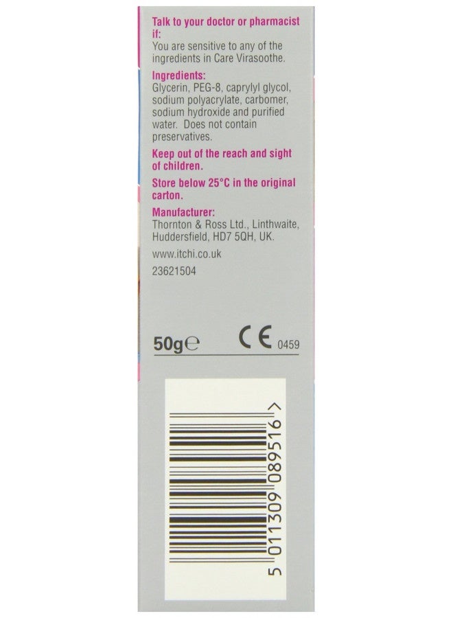 Care 50G Virasoothe Chickenpox Relief Cooling Gel