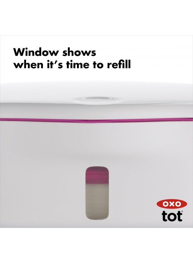 Oxo Tot Perfect Pull Wipes Dispenser, Pink