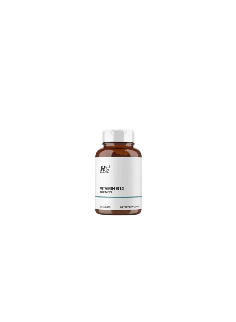 HC Nutrition Vitamin B12 1000MCG 30 tablets