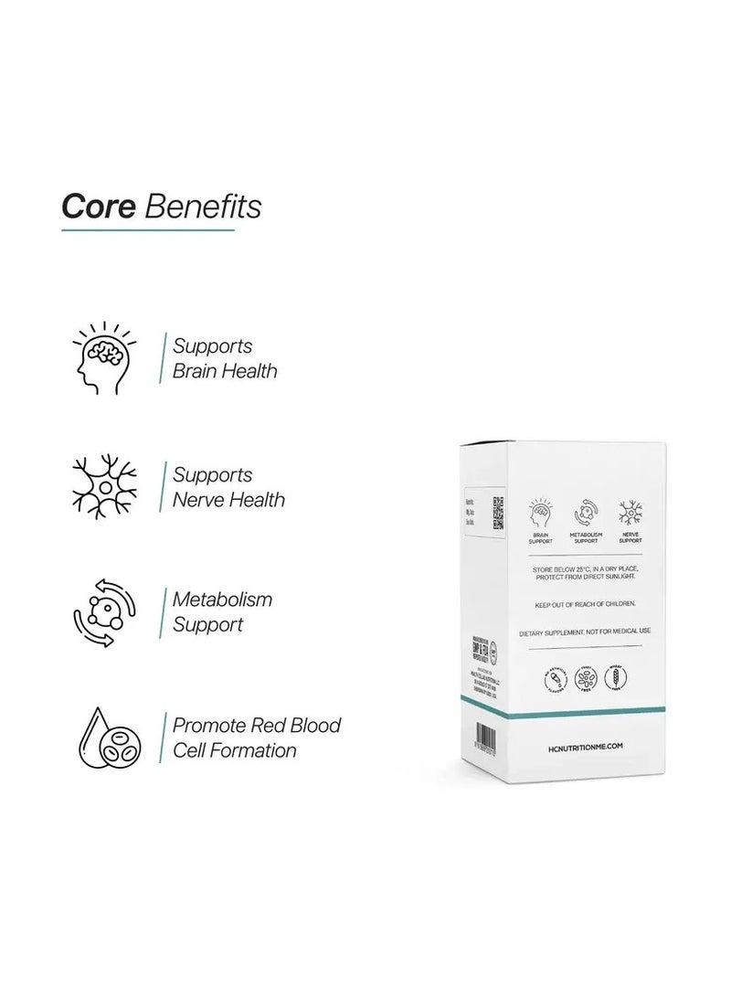 HC Nutrition Vitamin B12 1000MCG 30 tablets