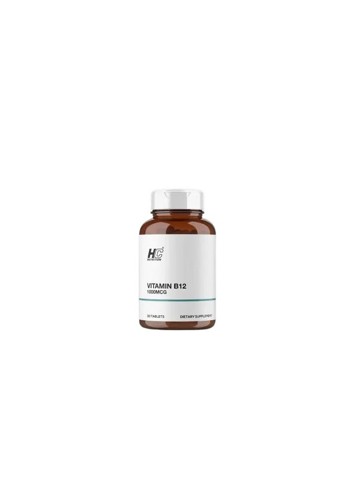 HC Nutrition Vitamin B12 1000MCG 30 tablets