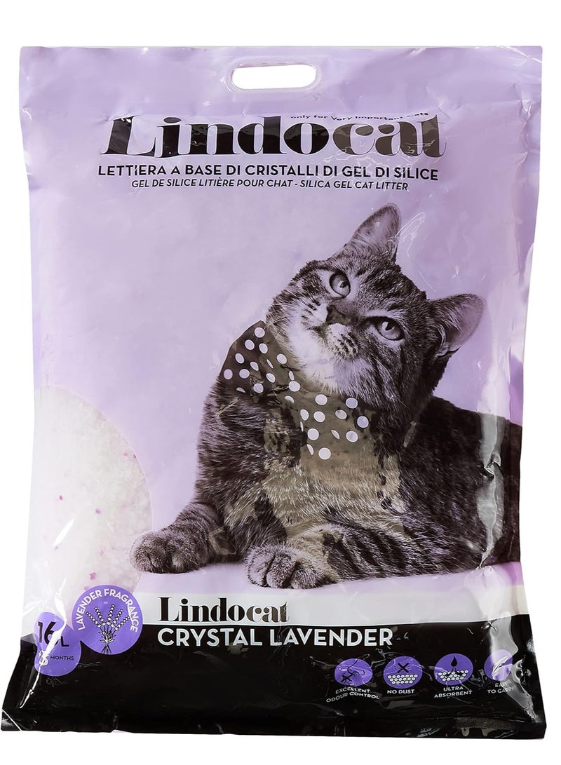 Lindocat Crystal Lavender Scent (Silicagel) 16 L