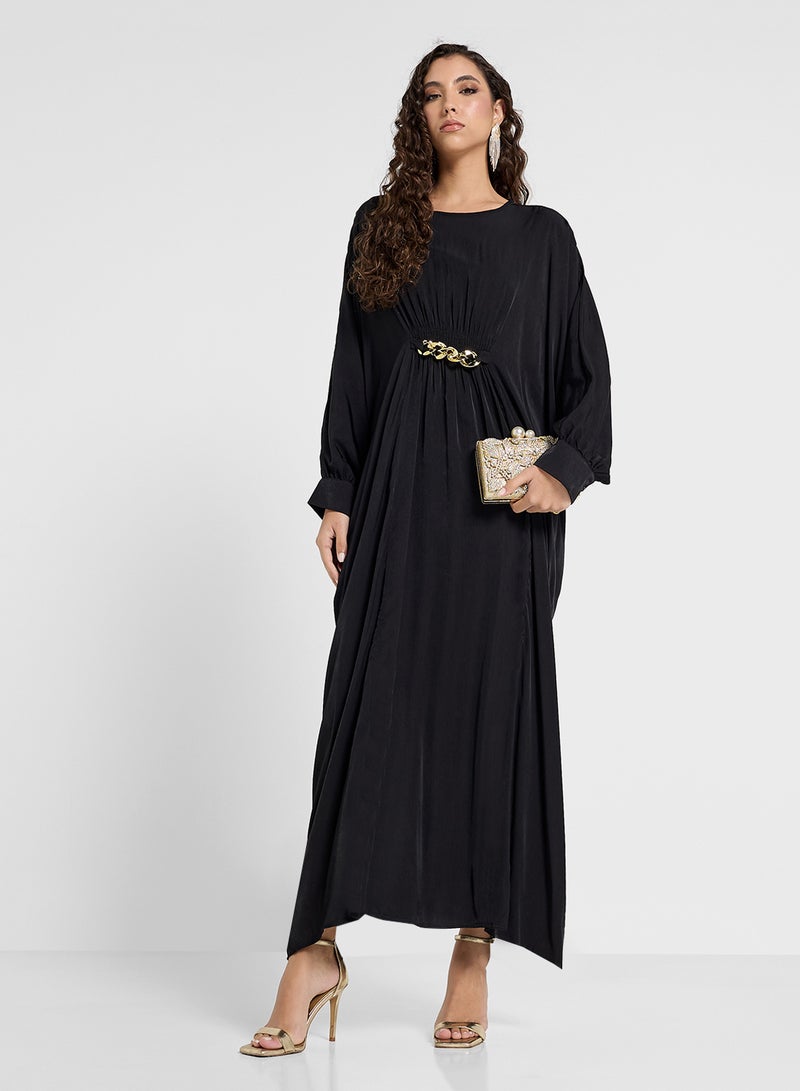 Abaya With Waist Chain