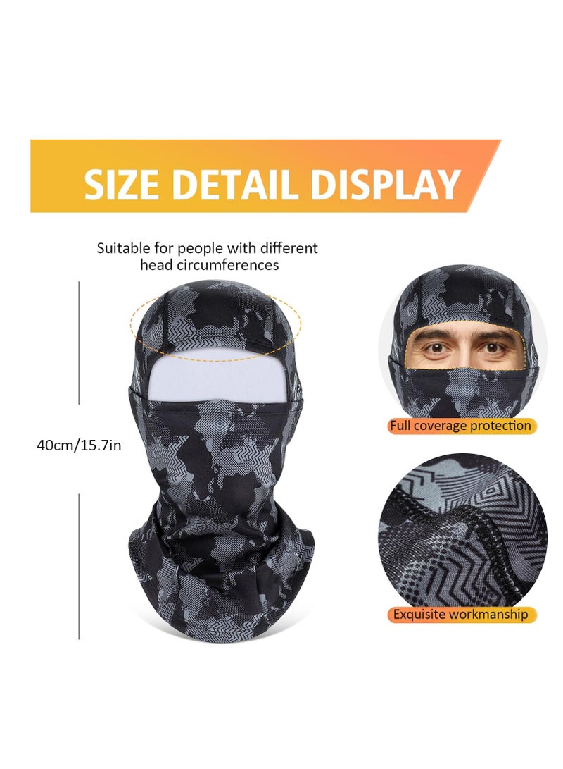 Balaclava Ski Mask, Winter Face Mask for Men & Women, Windproof Thermal Face Mask with Breathable Air Vents, Ski Mask for Outdoor Sports, Cycling, Skiing, Motorcycle, Bicycle