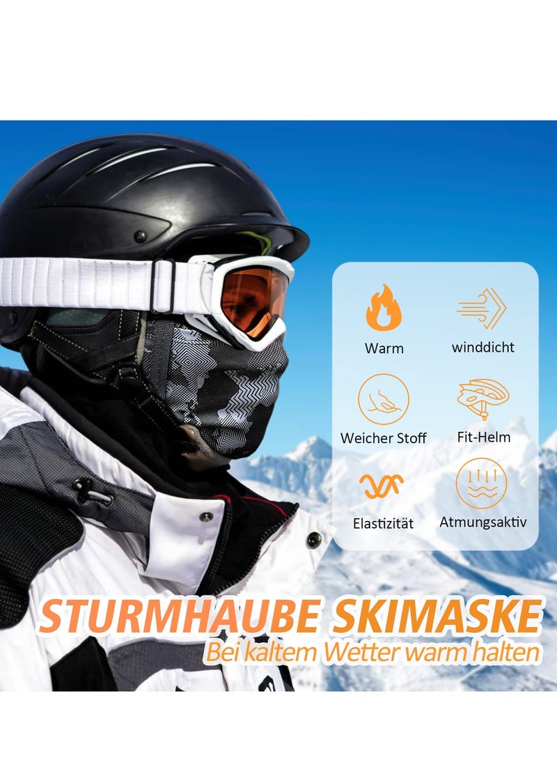 Balaclava Ski Mask, Winter Face Mask for Men & Women, Windproof Thermal Face Mask with Breathable Air Vents, Ski Mask for Outdoor Sports, Cycling, Skiing, Motorcycle, Bicycle