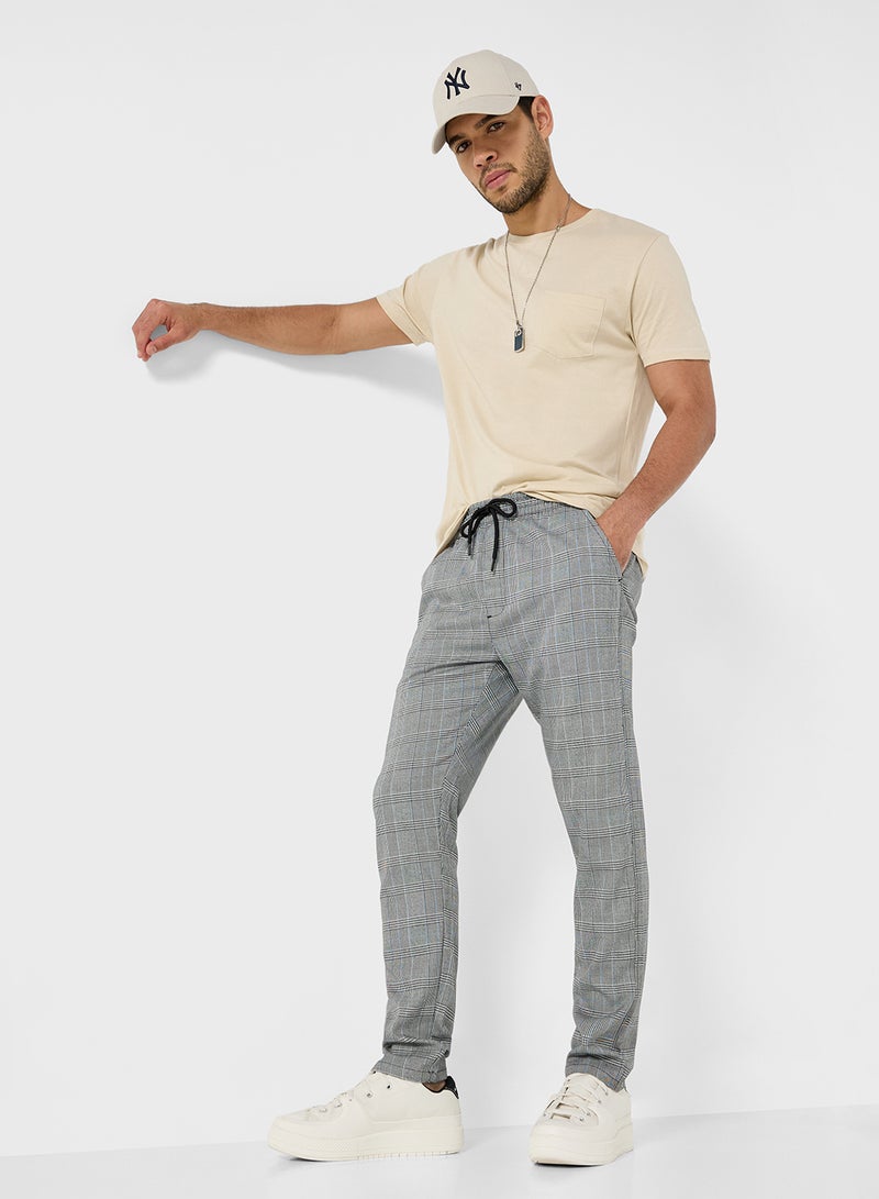 MENS CHECK PANT