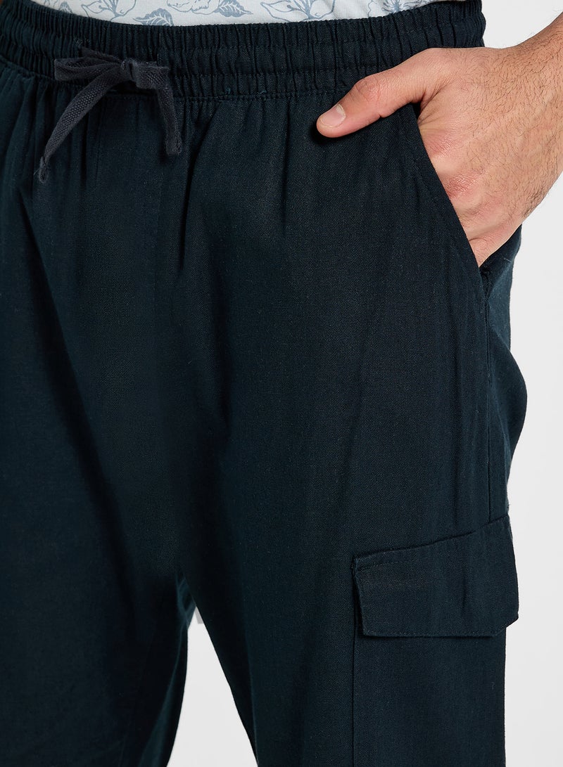 MENS COTTON/LINEN CARGO PANT