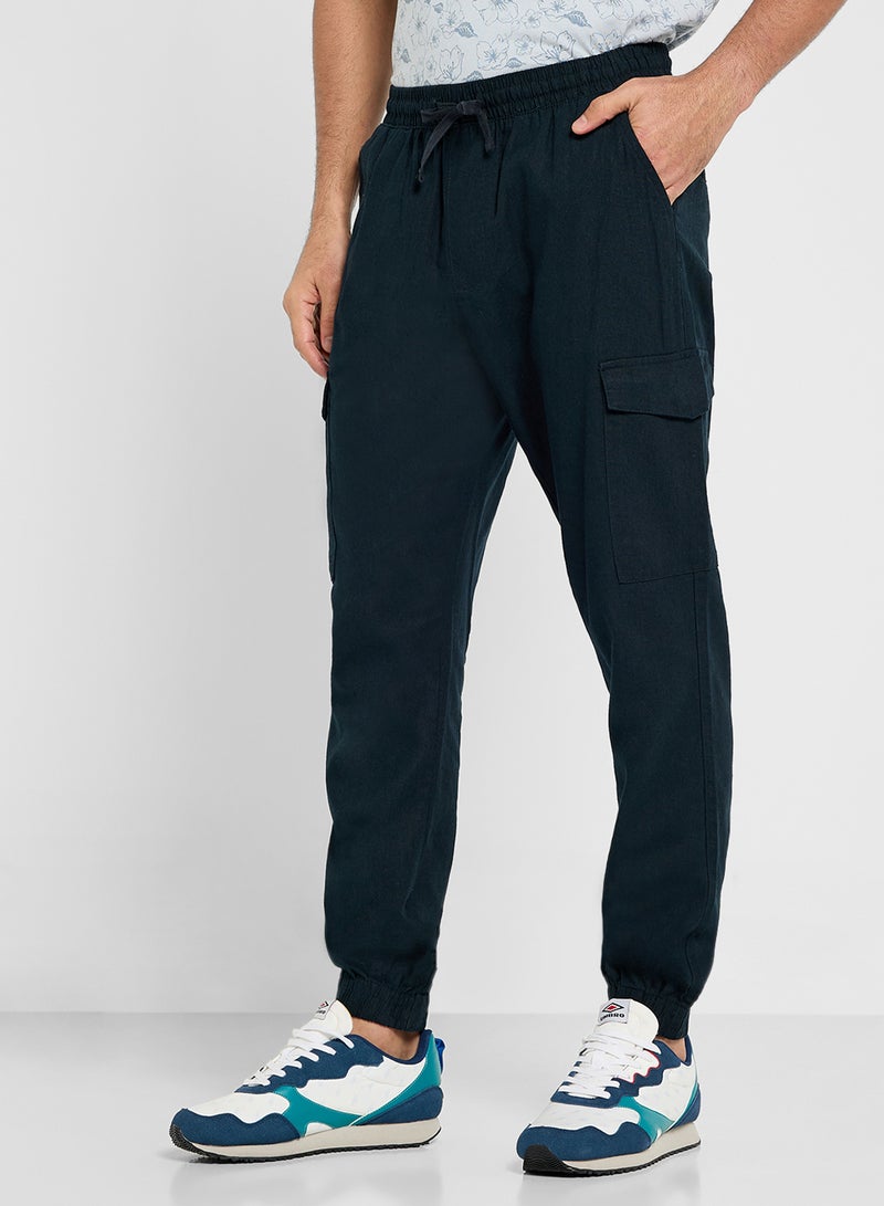 MENS COTTON/LINEN CARGO PANT