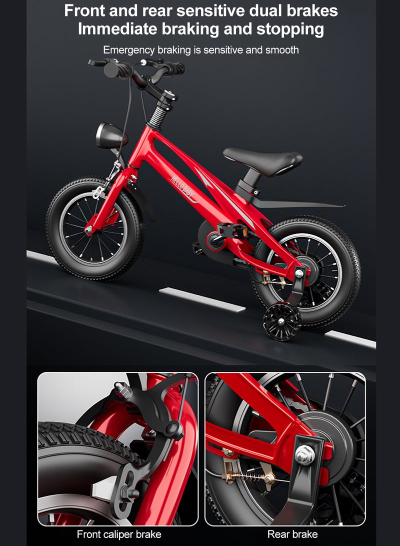 Kids Bike 14 16 18 inch Bicycle For 3+Years Old with Hand Brake Riding Bicycle for Kids