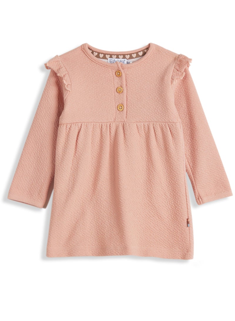 Dirkje Dusty Pink Long Sleeve Dress