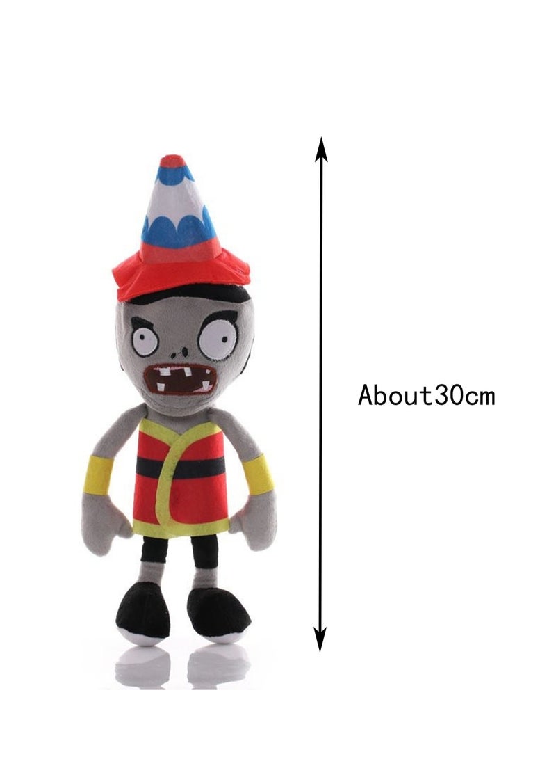 12 Inch Grey Plants Vs Zombies Drinking Doll Plush Toy Boy Girl Gift