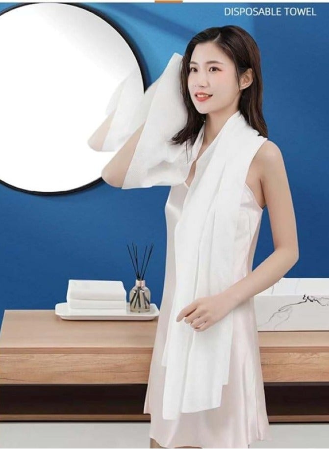 25 Pieces Super Absorbent Disposable Bath Towel 80cm x 160cm