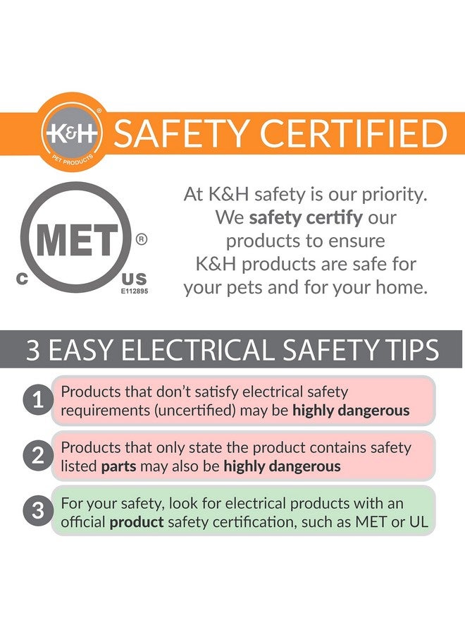 Heated ThermoSnuggle Cup Bomber Indoor Heated Cat Bed, Heated Pet Bed For Indoor Cats And Small Dogs, Thermal Warming Large Cat Bed, Round Kitty Heating Bed, Gray 14X18In