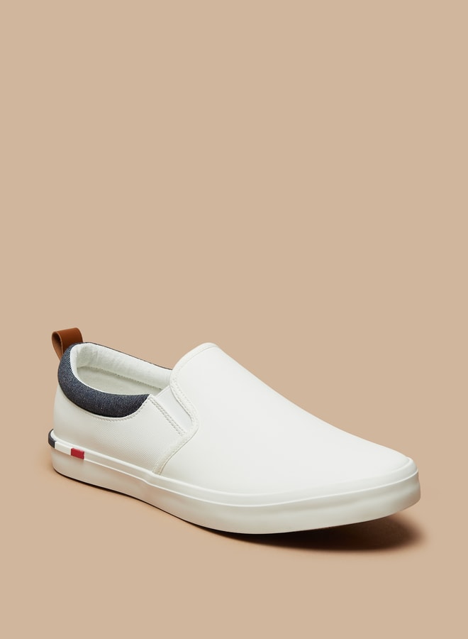 Men's Colourblock Slip-On Loafers