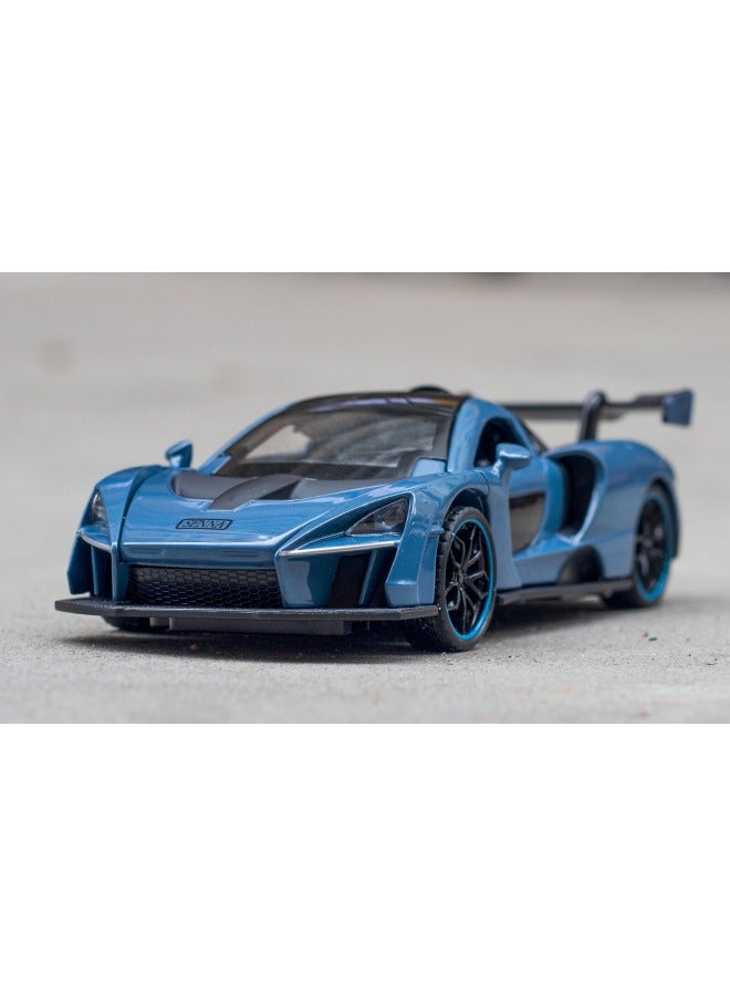 1:32 Alloy Collectible McLaren Car Model Toy, Diecast Zinc Alloy McLaren Senna Pull Back Collectible Toy Car,  Sound and Light Pull Back Model Car for Kids Boy Girl Gift, 16cm*7cm*4cm