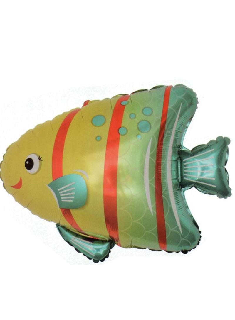 Party Pack Printed Fish Theme 26 inch foil balloon for birthday , Baby Shower Decoration Balloon  (Multicolor, Pack of 1)