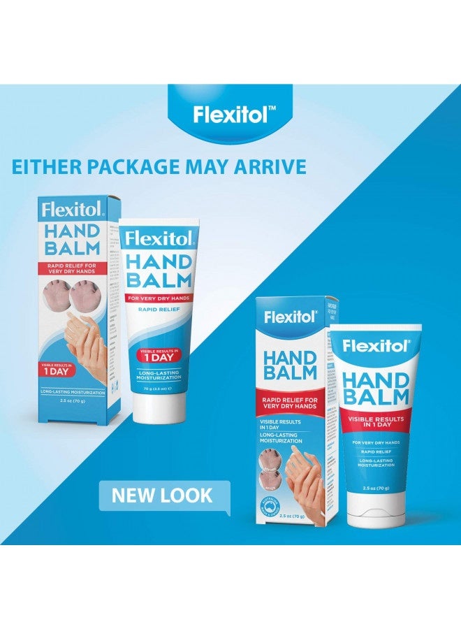 Flexitol Hand Balm, Rich Moisturizing Hand Cream, 2.5 Ounce Tube