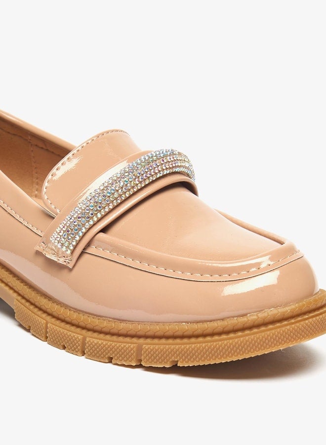 Girls' Solid Slip-On Shoes