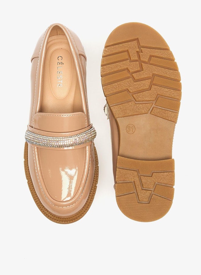 Girls' Solid Slip-On Shoes