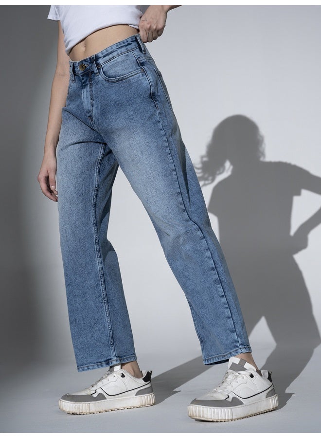 Women Mid Blue Jeans - Stylish Denim with a Perfect Fit