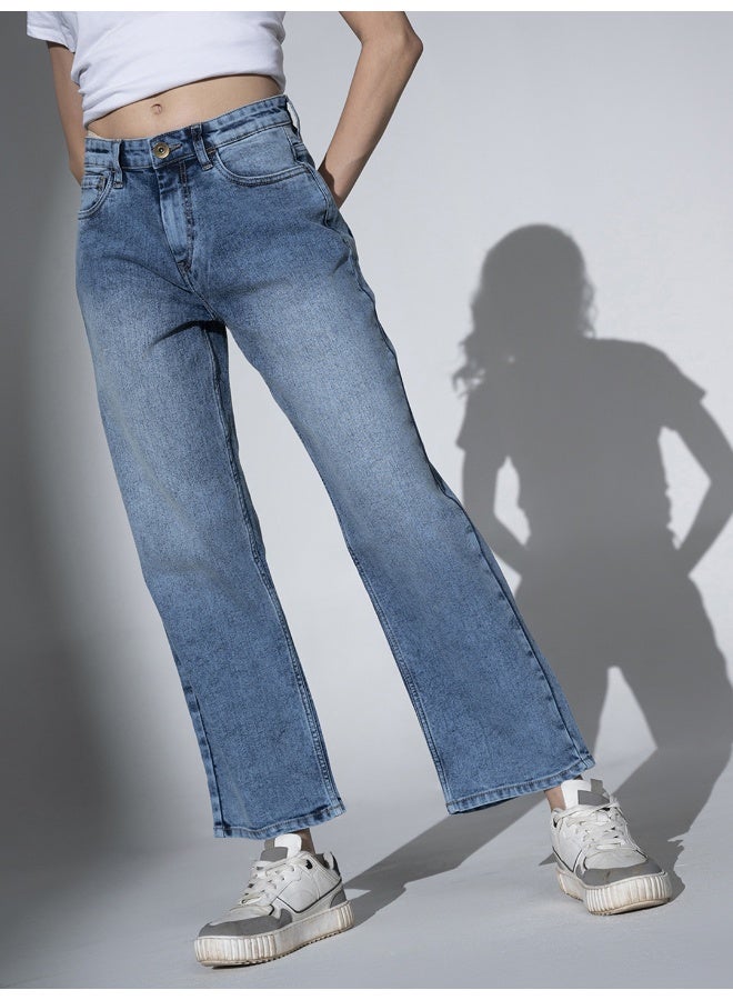 Women Mid Blue Jeans - Stylish Denim with a Perfect Fit