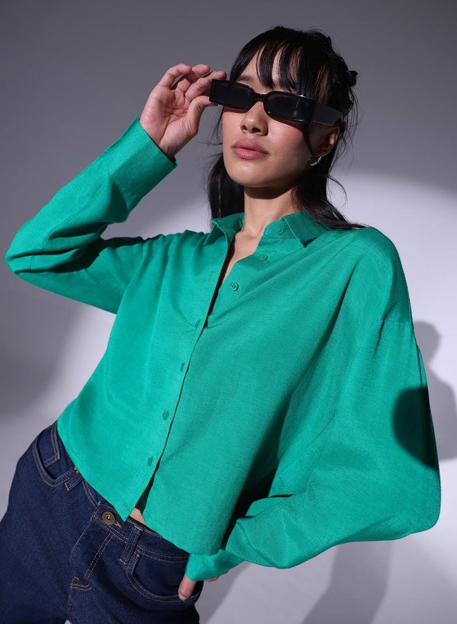 Women's Green Shirts - Versatile and Trendy for All Seasons