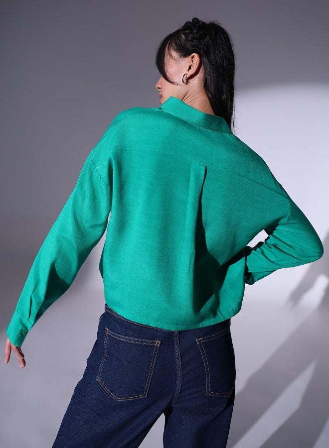 Women's Green Shirts - Versatile and Trendy for All Seasons