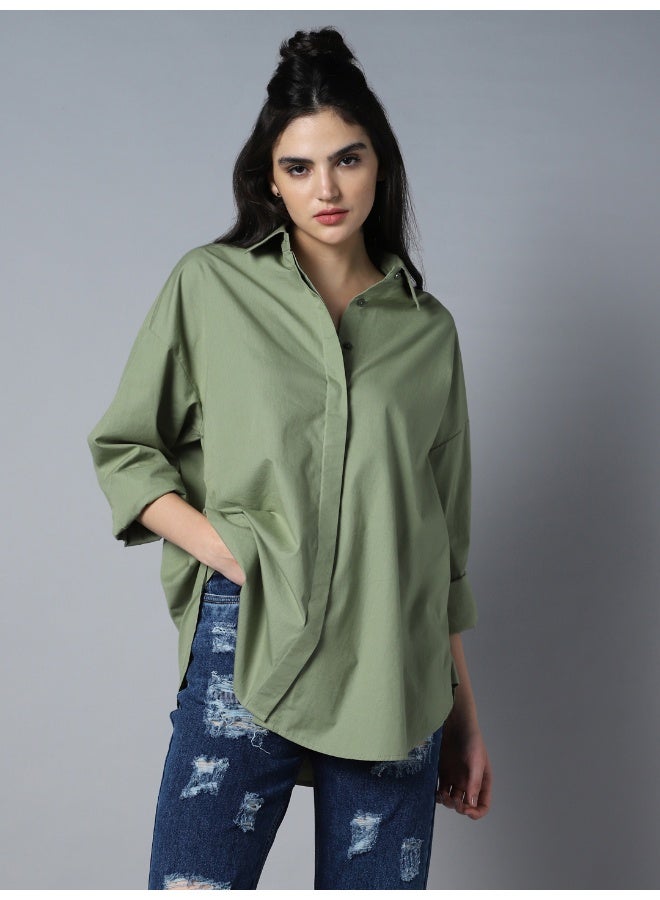 Women's Green Shirts - Versatile and Trendy for Everyday Wear
