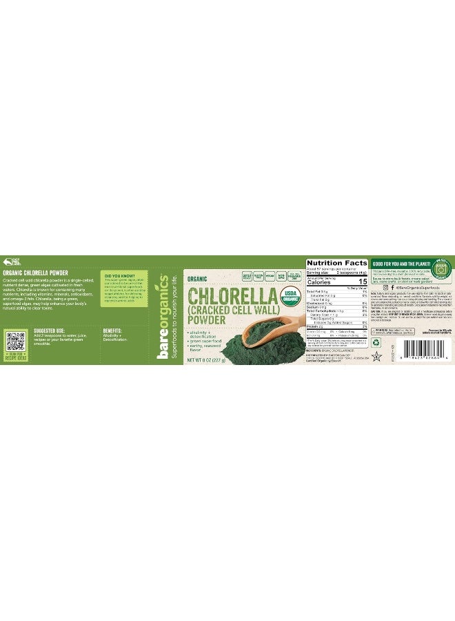 Raw Organic Chlorella Cracked Cell Wall Powder