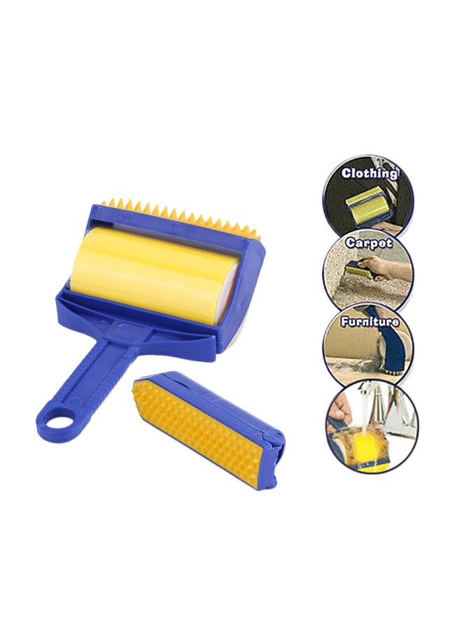 Handheld Lint Remover Brush Blue/Yellow/Orange