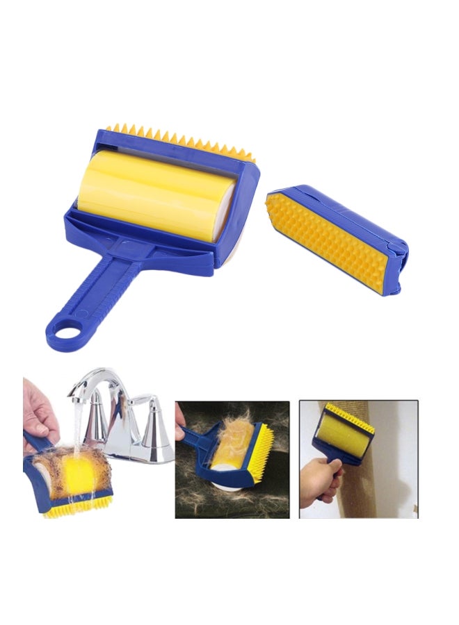 Handheld Lint Remover Brush Blue/Yellow/Orange