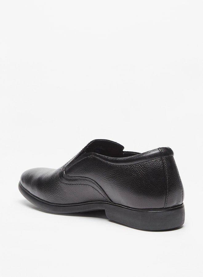 Men's Textured Slip-On Loafers