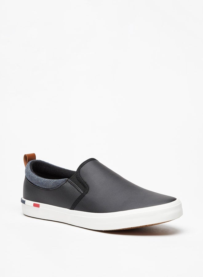 Men's Colourblock Slip-On Loafers