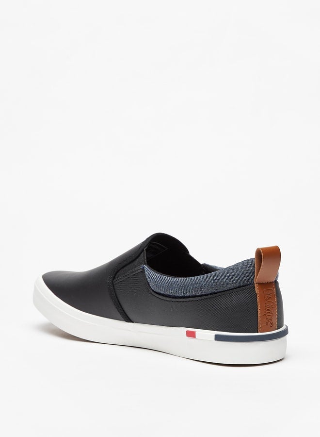 Men's Colourblock Slip-On Loafers