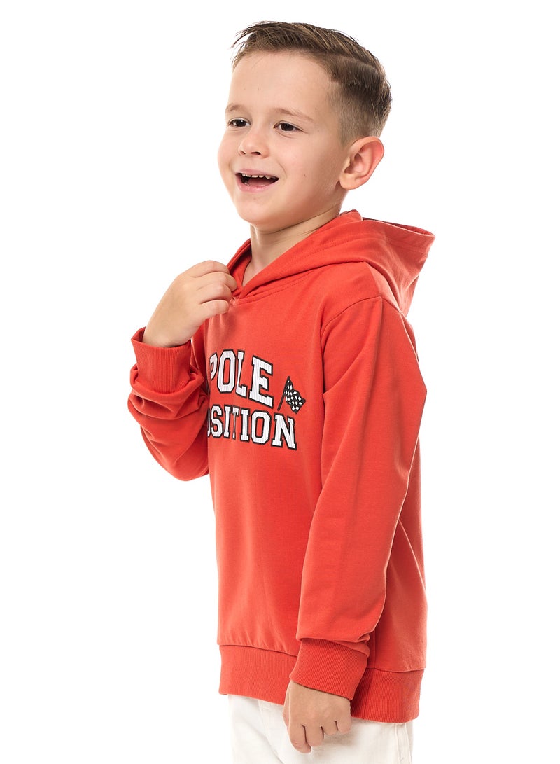 Boys' Hoodie (2 - 8yrs) Orange