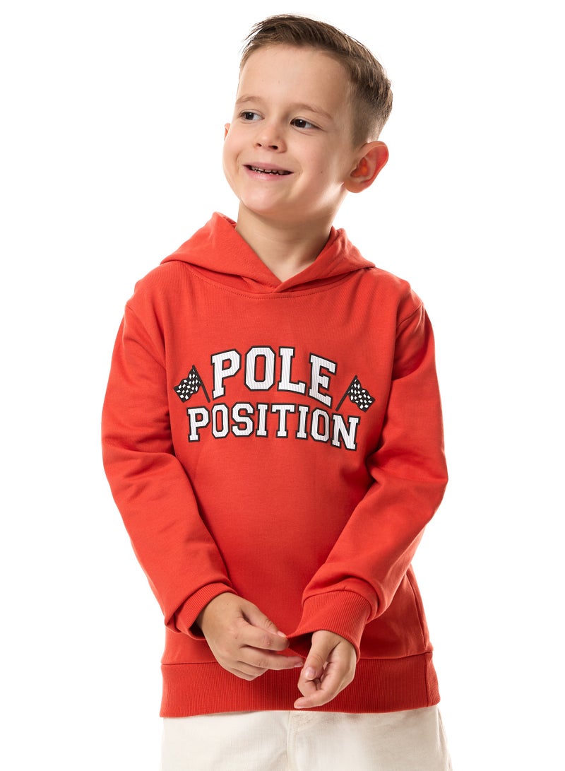 Boys' Hoodie (2 - 8yrs) Orange