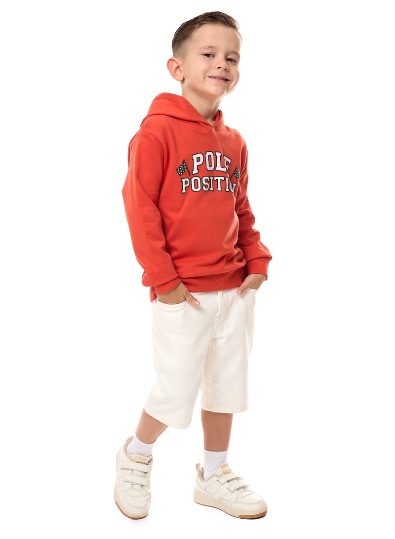 Boys' Hoodie (2 - 8yrs) Orange