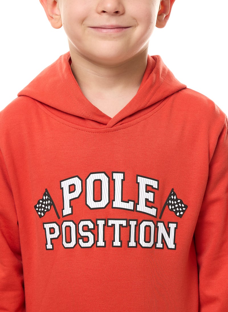 Boys' Hoodie (2 - 8yrs) Orange