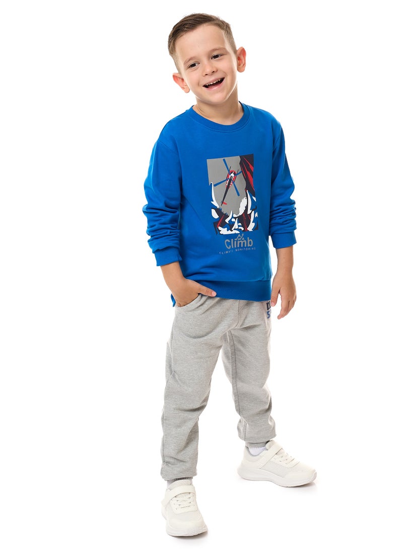 Boys' Sweatshirt with Graphic Prints