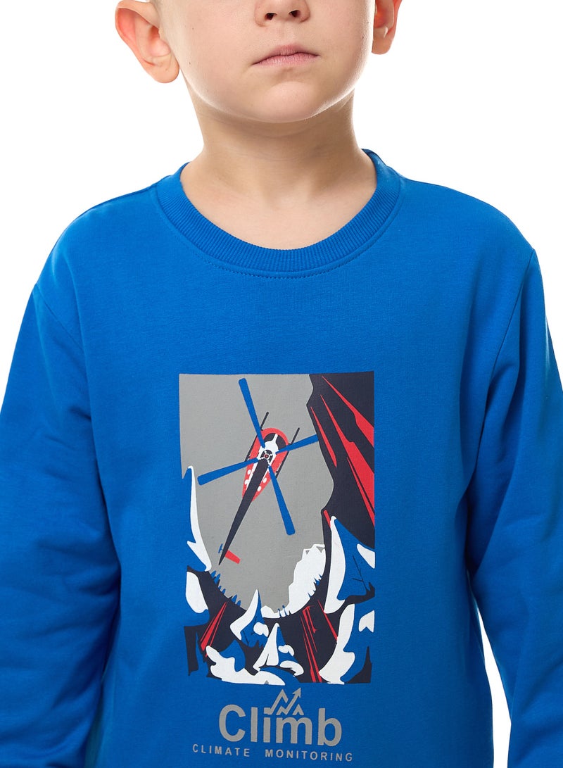 Boys' Sweatshirt with Graphic Prints