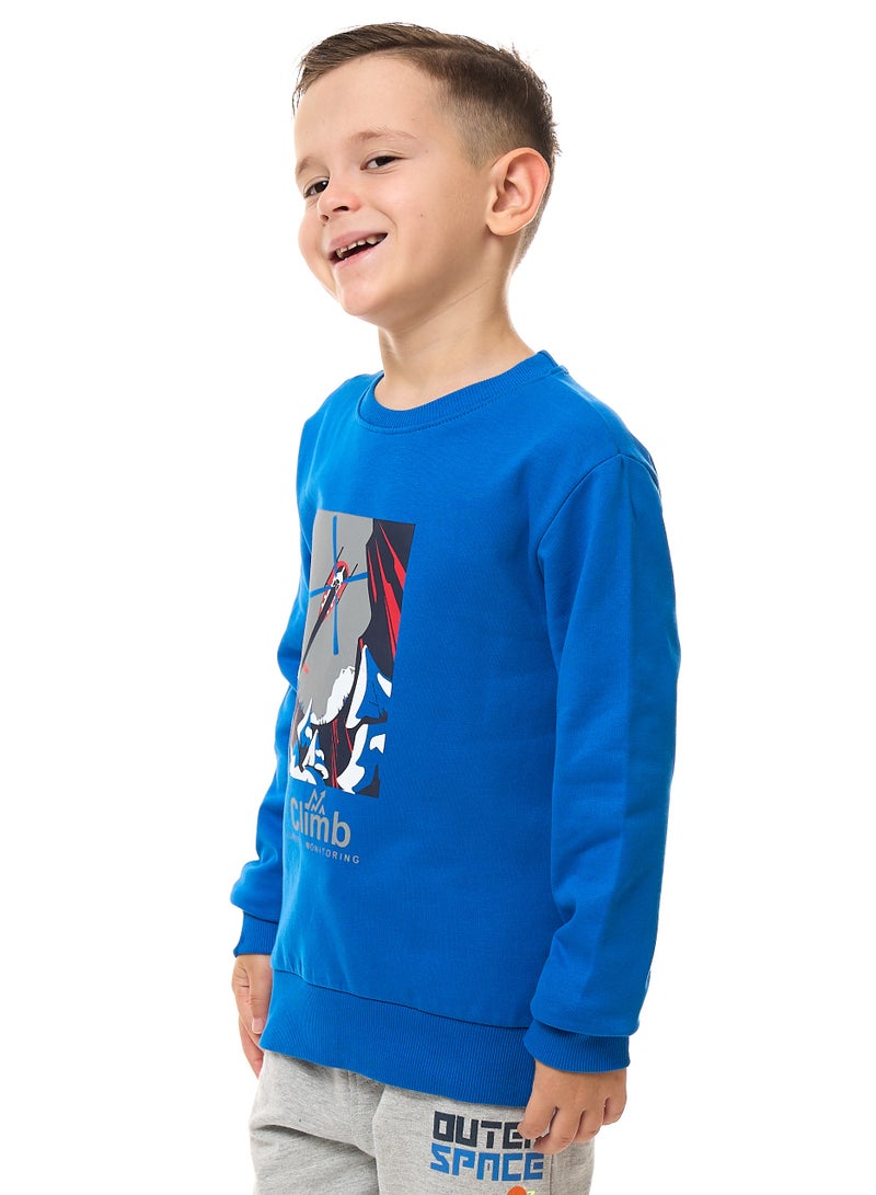 Boys' Sweatshirt with Graphic Prints